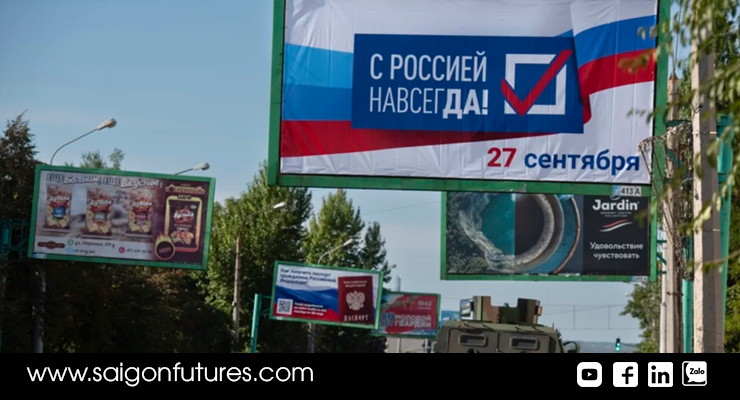 Nga hợp nhất 4 tỉnh thành của Ukraine Nga hợp nhất 4 tỉnh thành của Ukraine