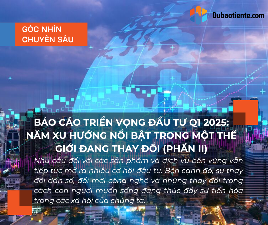 Báo cáo Triển vọng Đầu tư Q1 2025: Năm xu hướng nổi bật trong một thế giới đang thay đổi (Phần II)